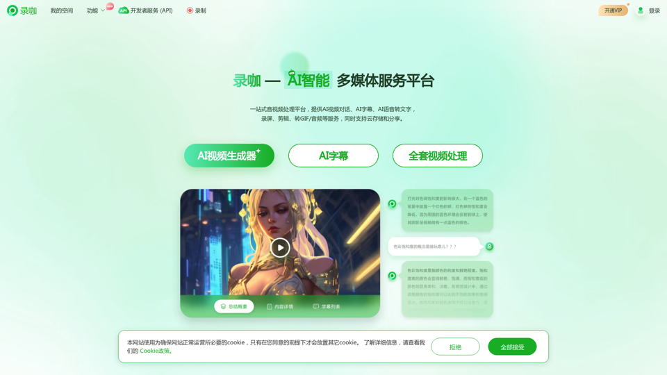 Lu Ka - AI intelligent all-round multimedia service platform