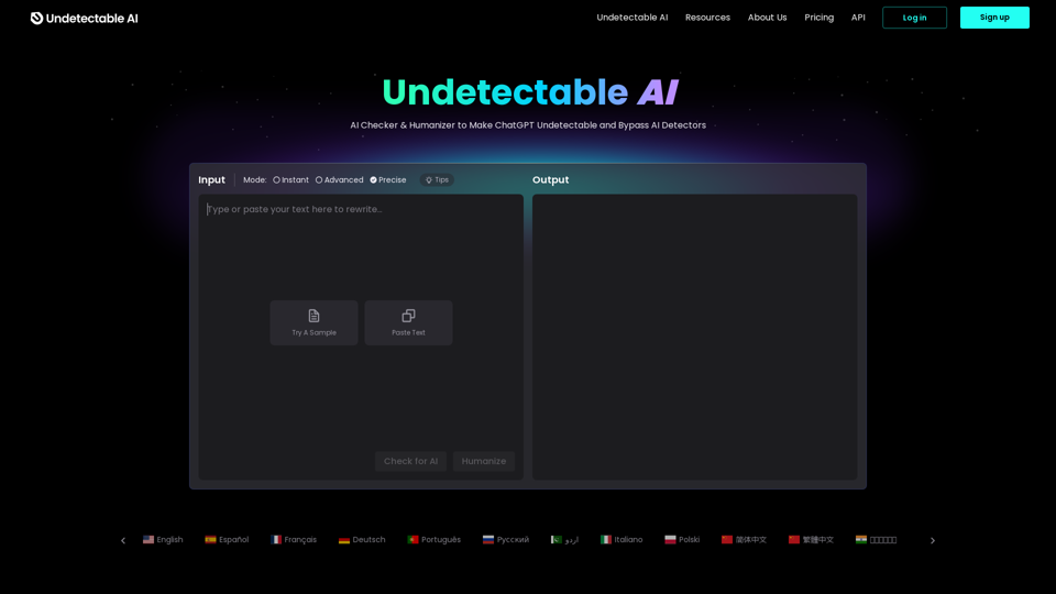 Undetectable AI: AI Checker & AI Humanizer - Bypass AI Detection