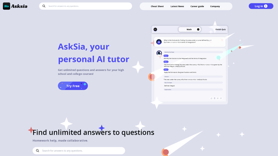 AskSia AI - Features