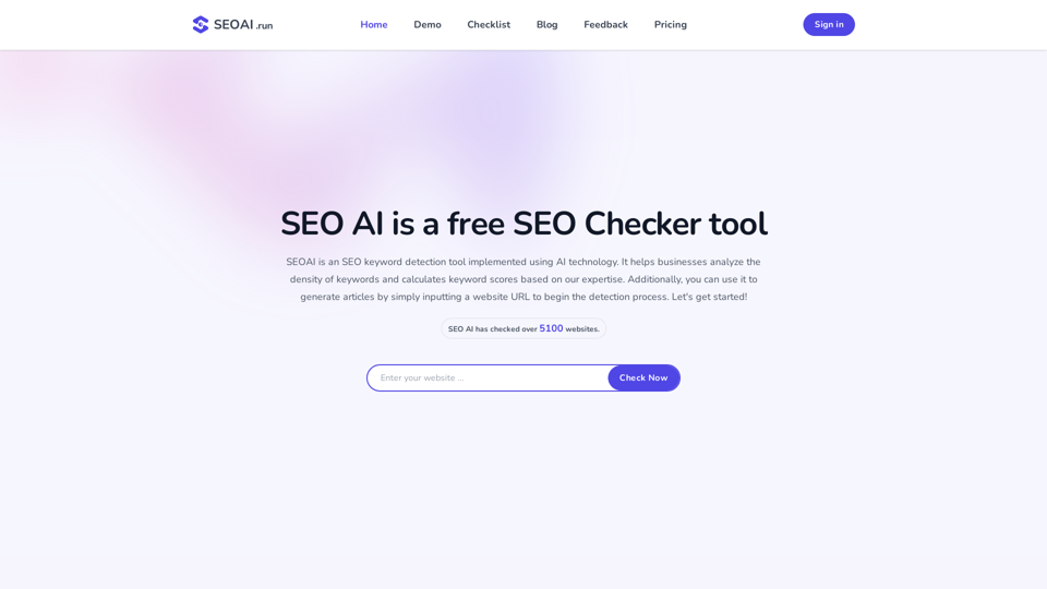 SEO AI - бесплатный и полезный инструмент для проверки SEO
