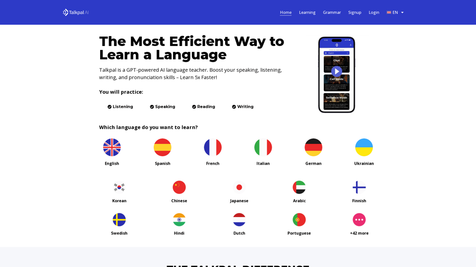 TalkPal AI - Your GPT-Powered Language Tutor for Custom-Tailored Learning and an Engaging Language Environment