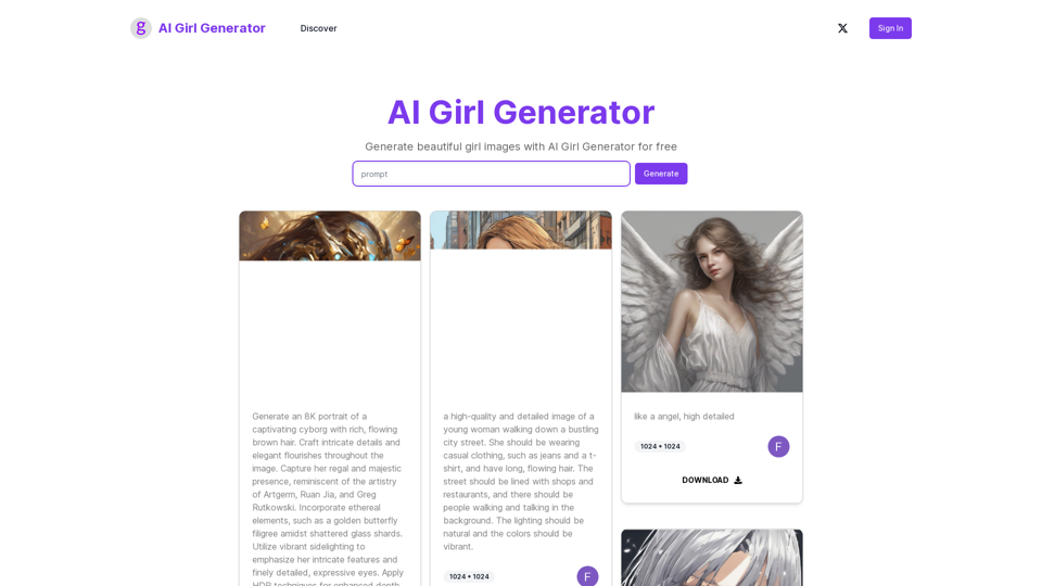 AI Girl Generator