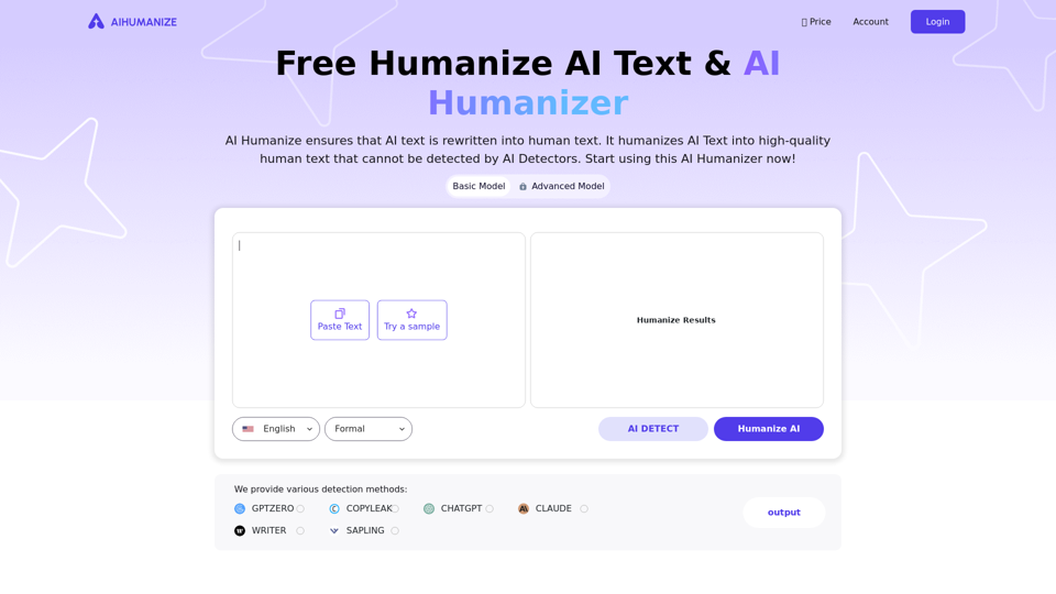 AI Humanize: Free Humanize AI Text Tool & AI Humanizer Online