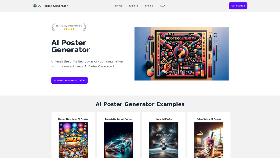 AI Poster Generator - Free AI Poster Generator