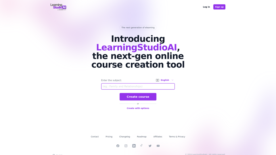 Create courses with AI-powered authoring tool | LearningStudioAI