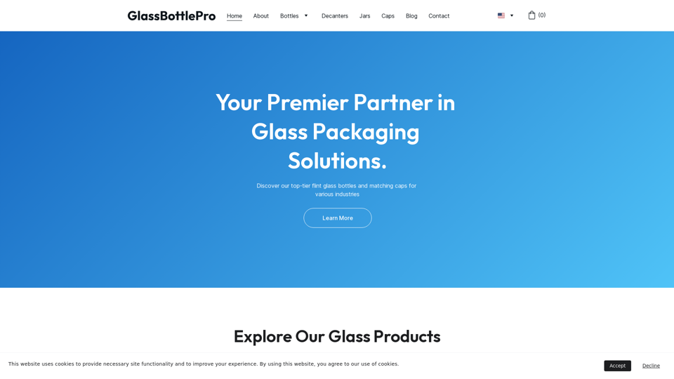 Premium Glass Bottles Wholesale - Quality & Customization | GlassBottlePro