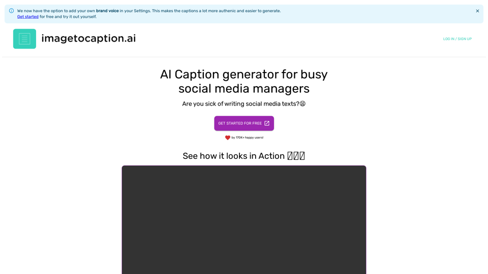 Automate your captions to save time and energy.