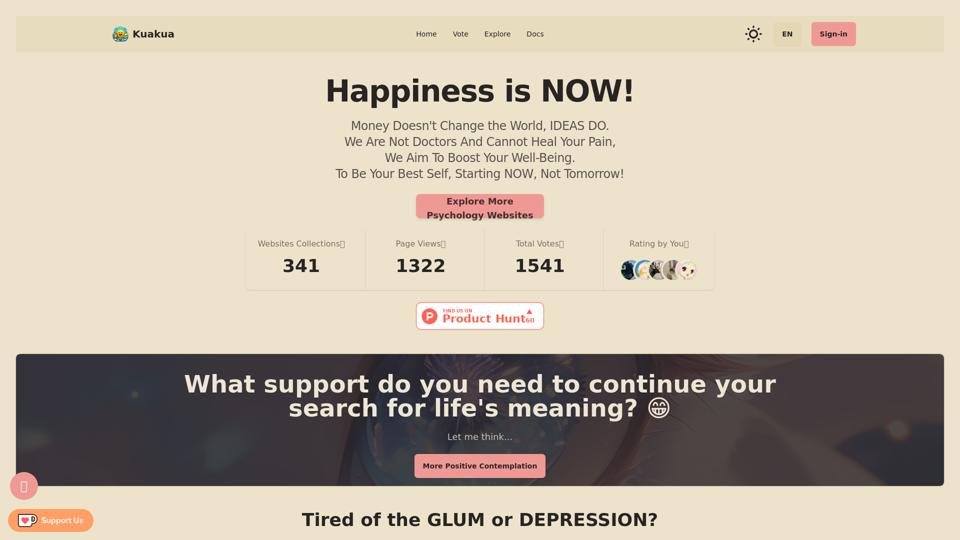 Kuakua - Psychology & AI Tools for Well-Being