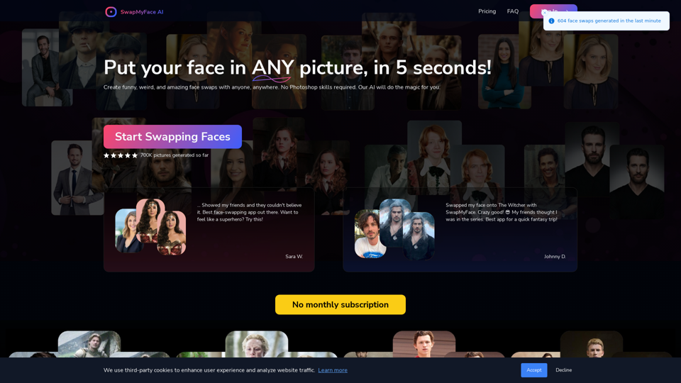 SwapMyFace: Face Swap Online - AI Face Swapper