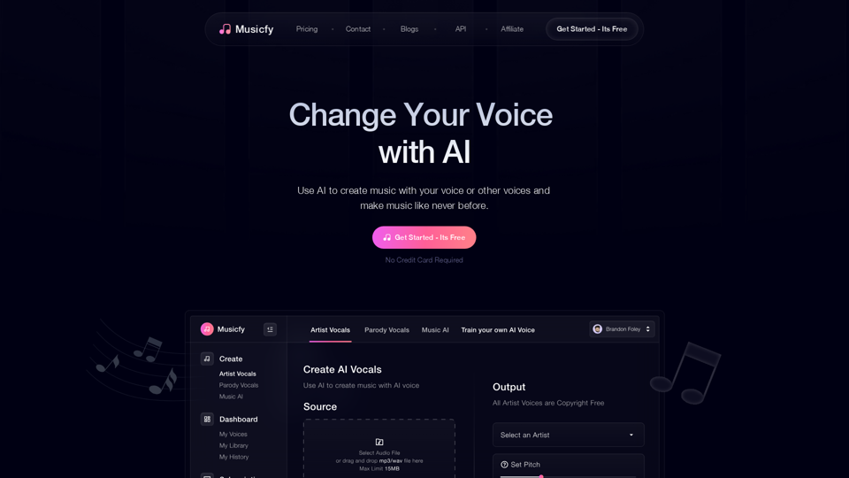 Musicfy AI - AI Voice Song Generator