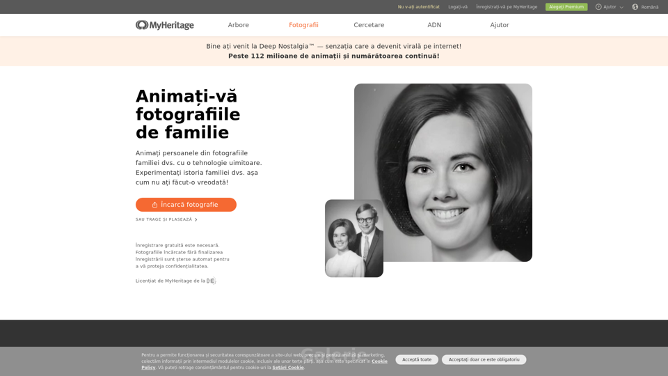 MyHeritage Deep Nostalgia™, deep learning technology for animating faces in static family photos - MyHeritage