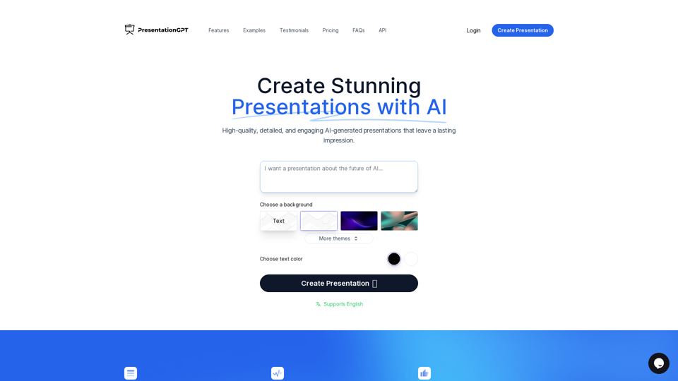 Presentationgpt.com:AI Powered Presentation Software and Online Generator Tool