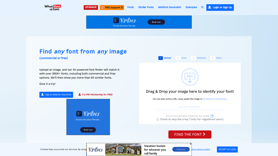 Font Finder 🔎 by What Font Is