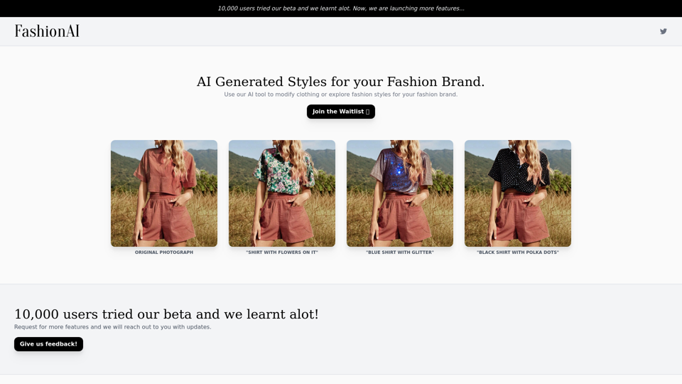 Fashionai.me: AI Powered Fashion Editing Software for Designers and Brands