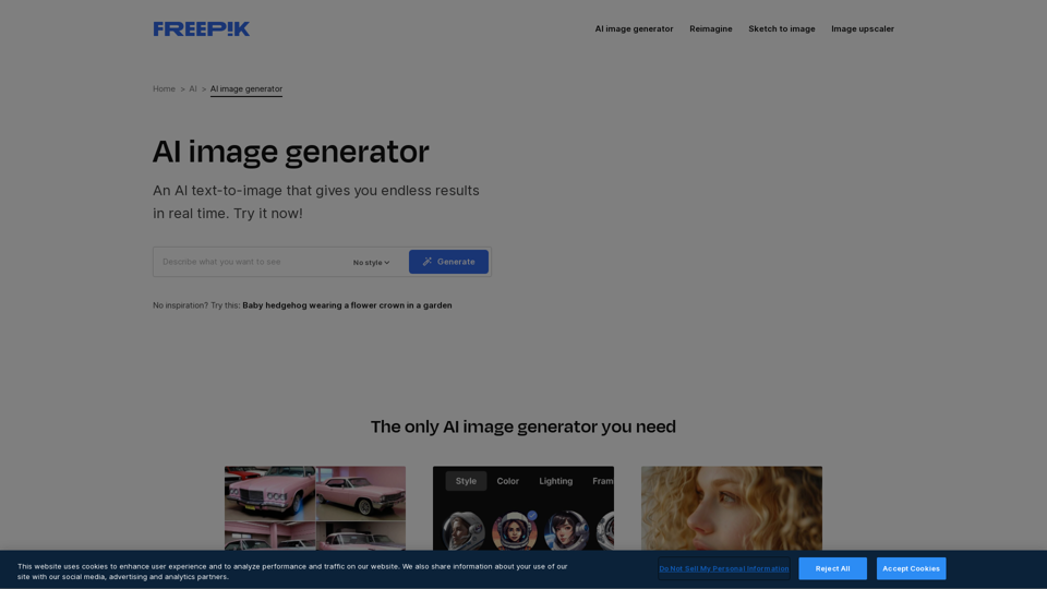 Free Text to Image Generator - AI Image Maker | Freepik