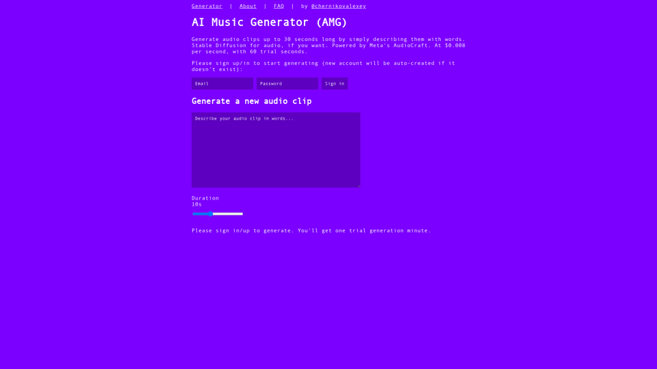 AI Music Generator - Datos de Tráfico