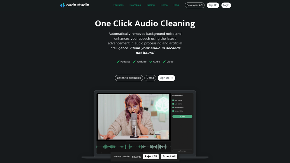 Audo Studio: Simplify Audio Cleaning