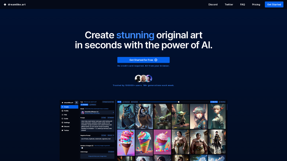 AI Art Generator: Create Free AI Art | Stable Diffusion Online