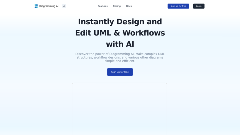 Design UML & Workflows with AI - Diagramming AI