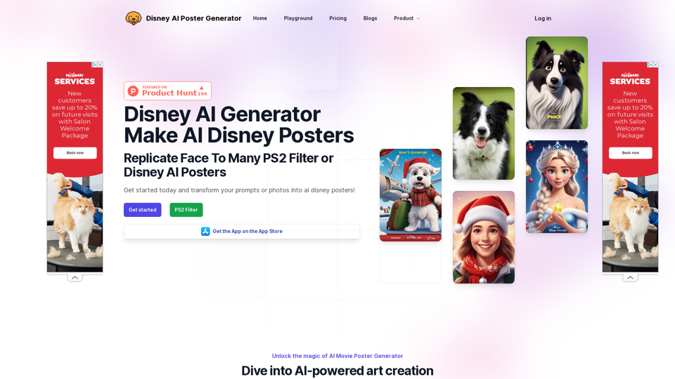Generate AI Movie Posters with Disney Characters - Disney AI Poster