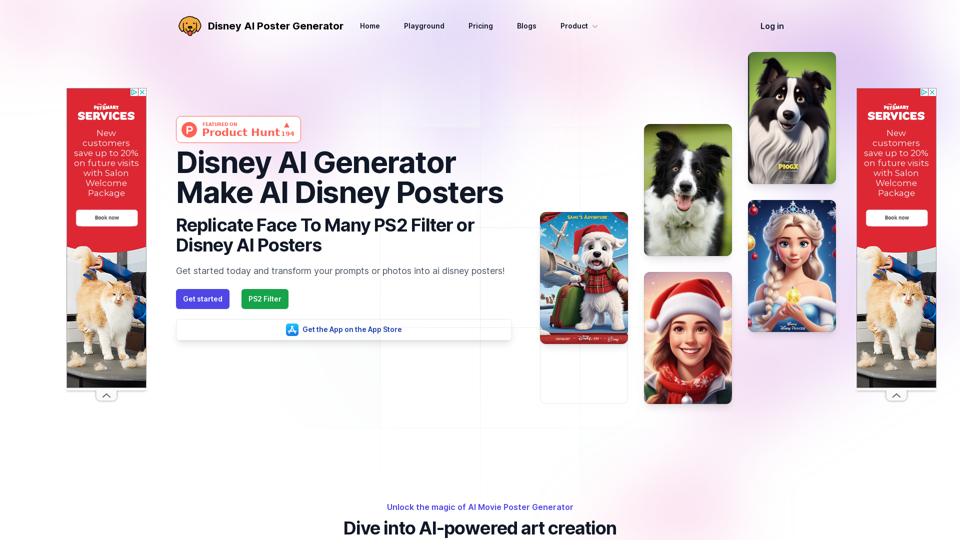 Disney AI Poster Generator - Traffic Data