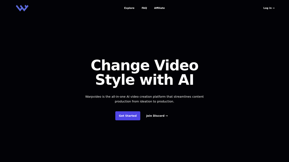 Transform Video Appearance with AI: Warpvideo AI