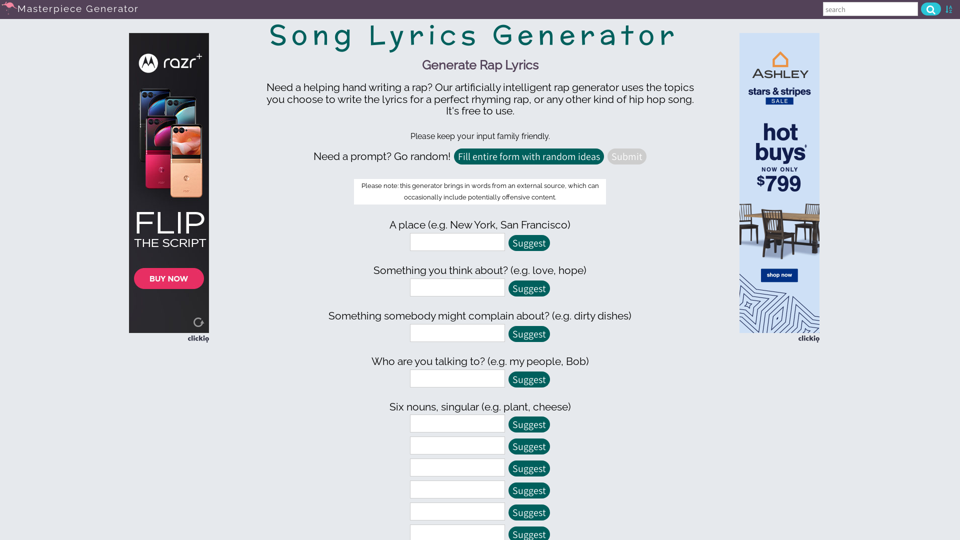 AI Rap Generator - Tính Năng