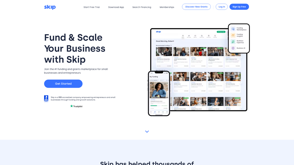 Fund and Scale Your Business with Skip