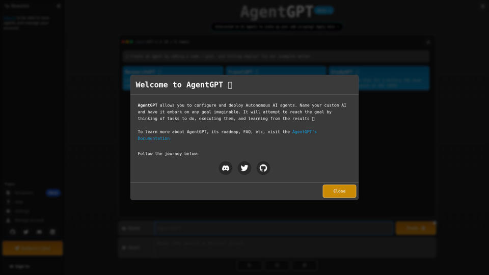 AgentGPT: Deploy Autonomous AI Agents with Reworkd AI