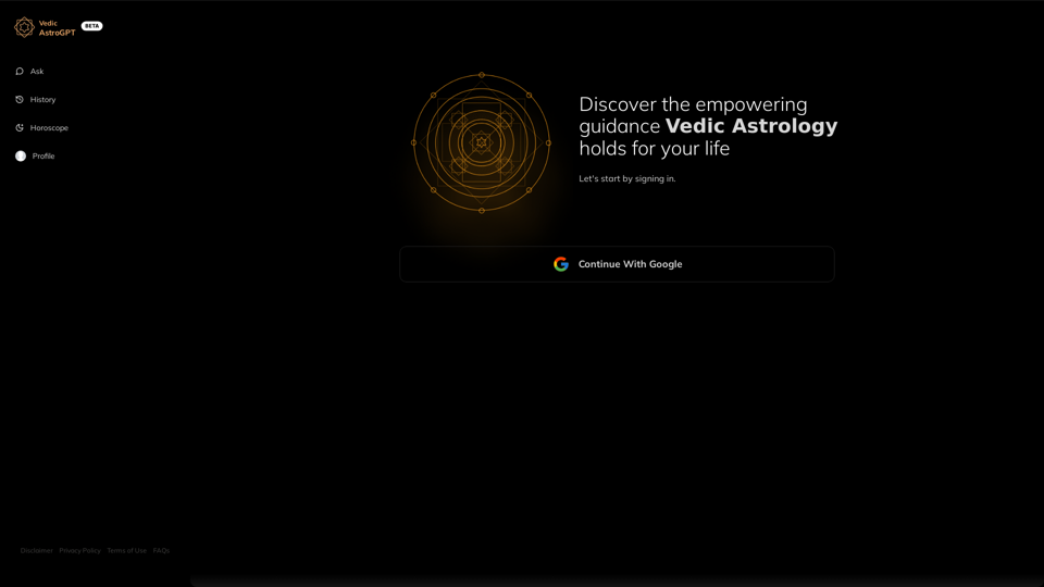 AI-Powered Vedic Astrology Tool