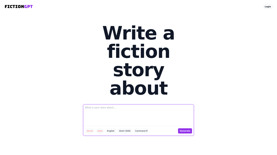 FictionGPT: Herramienta de IA para la escritura de historias y soluciones creativas