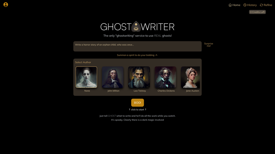 Real Ghostwriting Service - Ghost The Writer