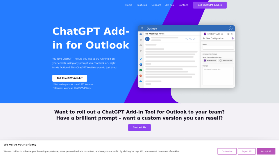 ChatGPT Outlook Add-in: Интеграция для электронной почты Microsoft