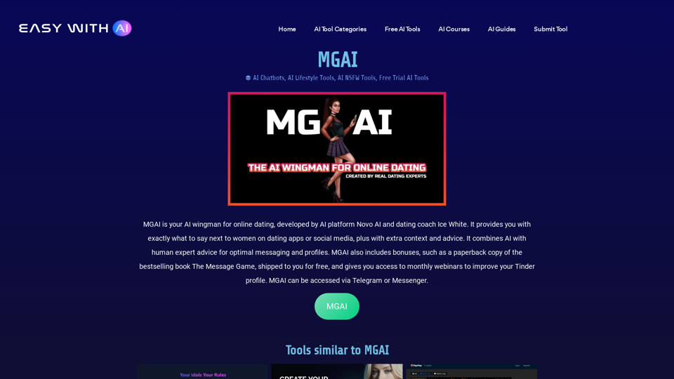 MGAI - AI Dating Message Game - EasyWithAI