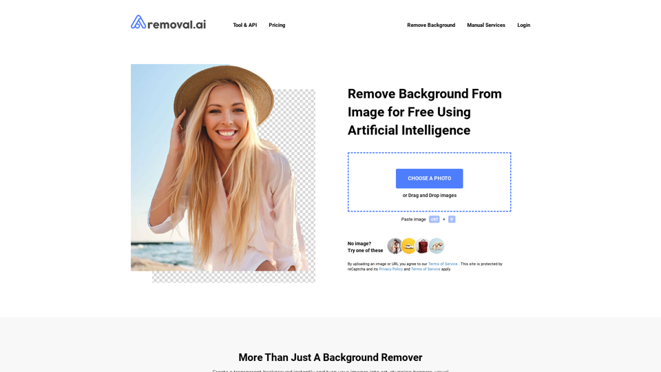 AI Background Remover Tool | Remove.bg Alternative