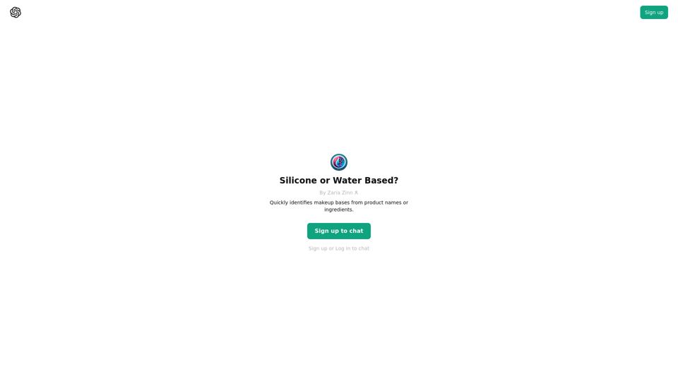 Silicone vs Water Based - OpenAI Support Community