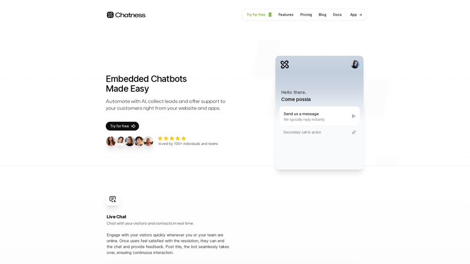 Chatness AI Platform - Ihr ultimatives Chatbot-Service-Tool