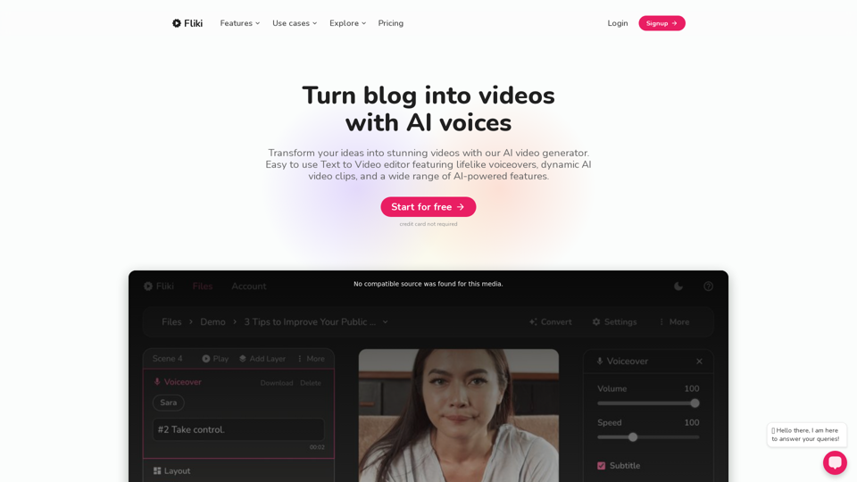 Fliki.ai: AI Video Generator - Create Videos from Text