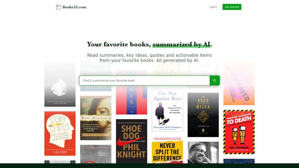 GetBookNotes - Book Summaries, AI Book Summaries, Key Ideas