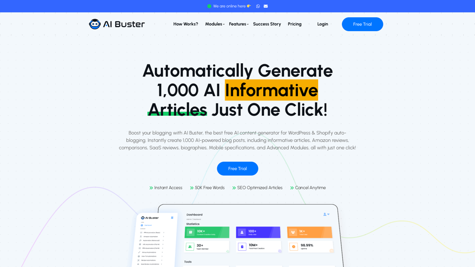 AI Buster - AI Content Generator and Automation for WordPress Auto Blogging