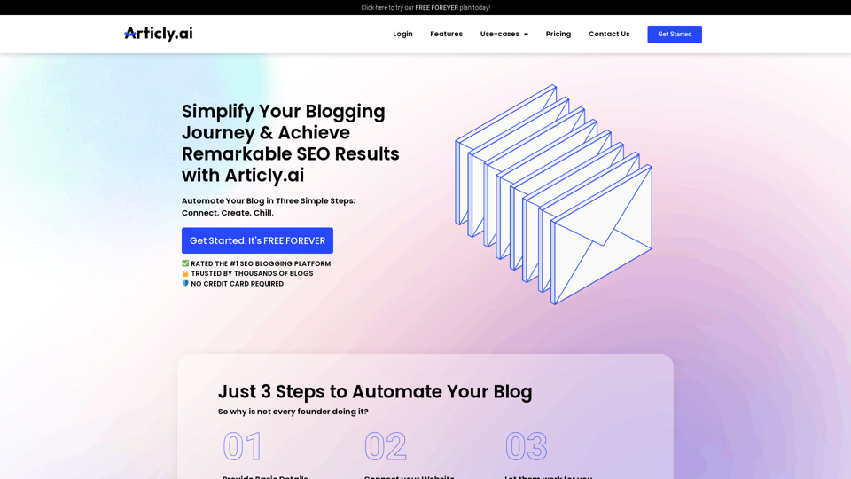Automate Your Blogging with AI-Powered Content Creation - Articly.ai