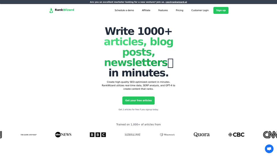RankWizard AI: Generate SEO-Optimized Content Effortlessly