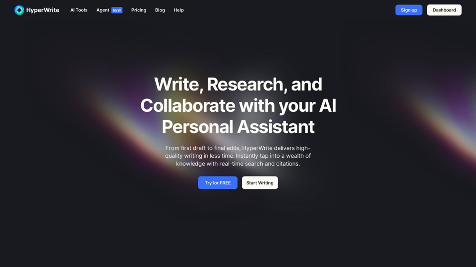 HyperWrite | AI Writing Assistant