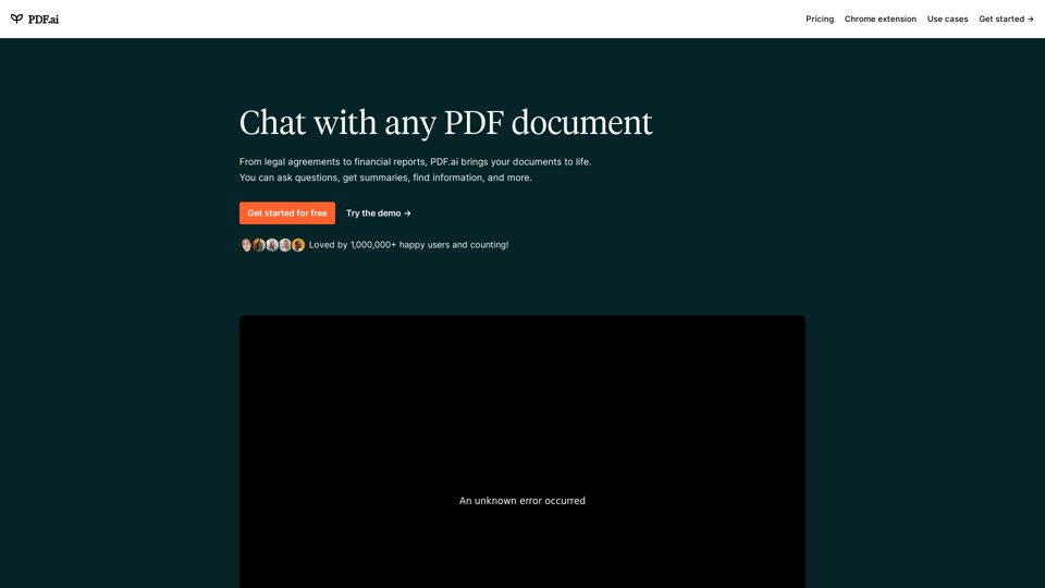 Chat with Your PDFs: PDF.ai