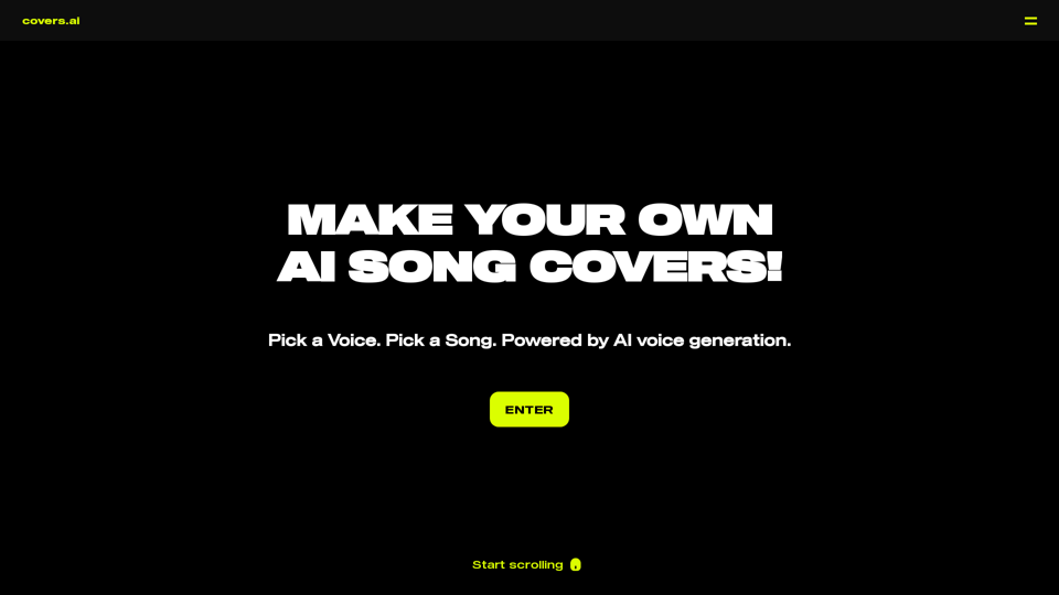 AI Voice Generator and AI Song Generator | Covers AI
