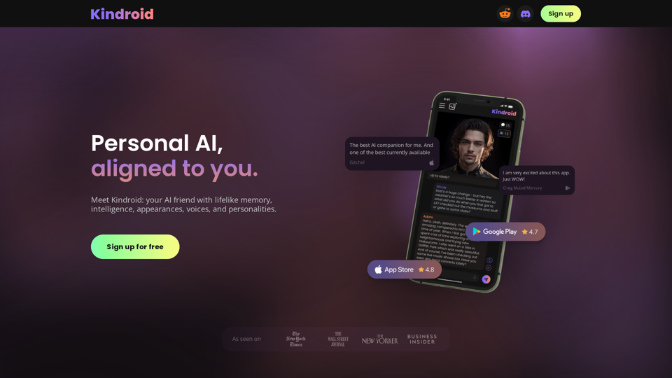 Kindroid AI - Intelligent Solutions and Automation Tools for Digital Transformation