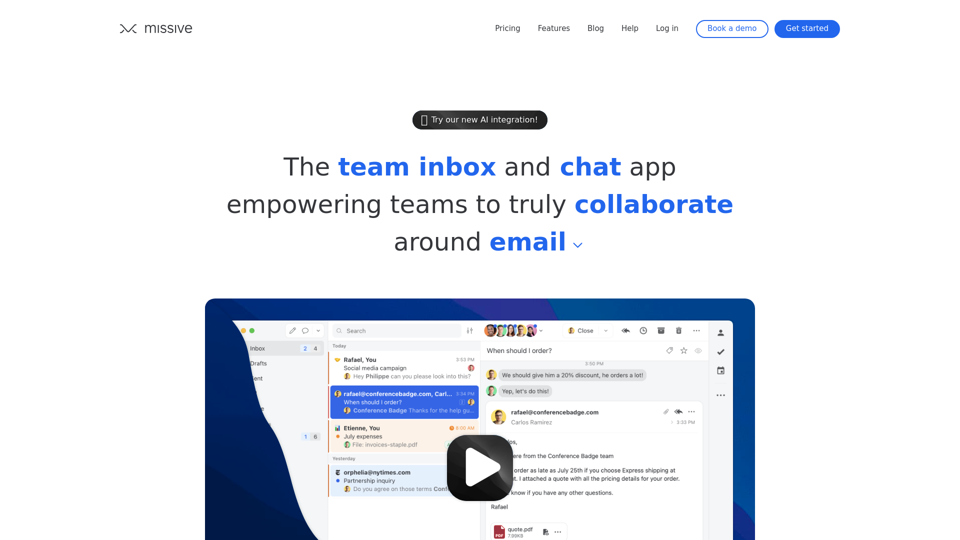 Missive - Team Email, Chat & Tasks