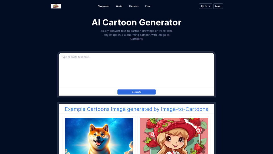 AI Cartoon Generator | Cartoonize Your Photos with Image to Cartoons