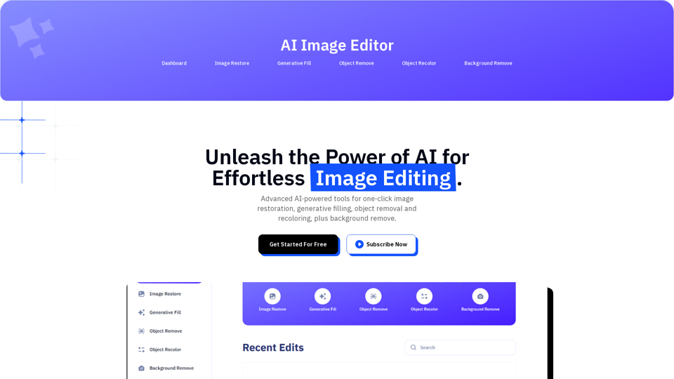 Free Online Image Editor - AI Powered Editing Tools