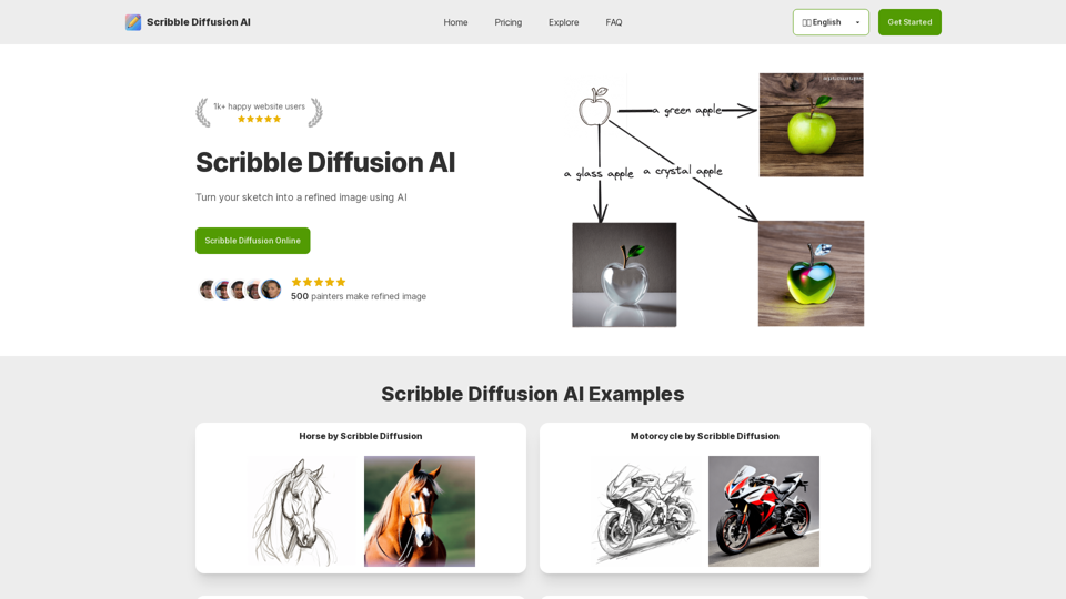 Scribble Diffusion AI - Трафик